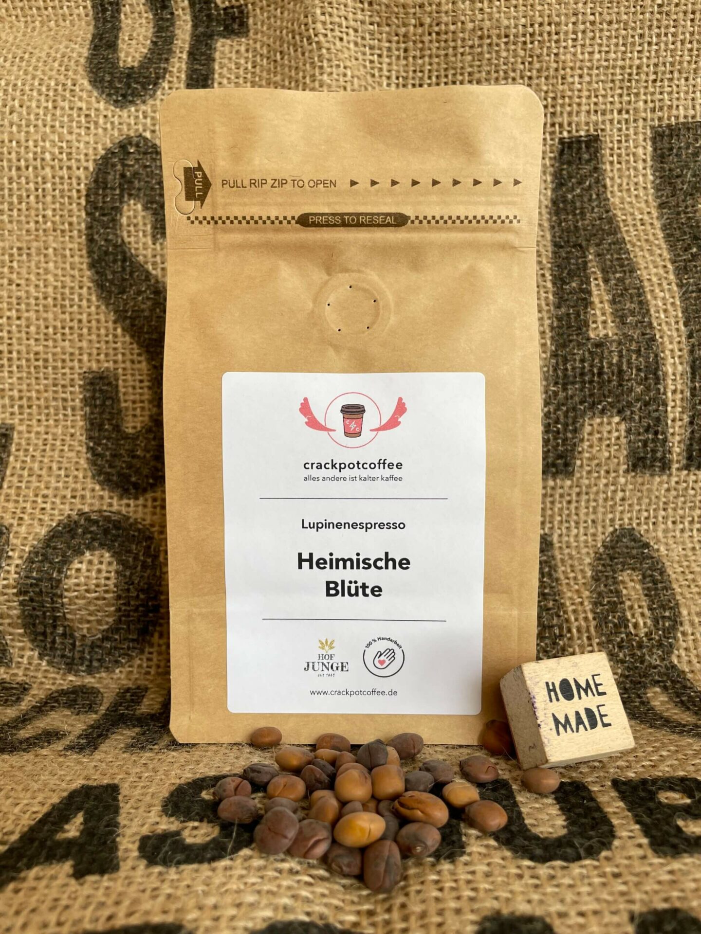 Heimische Blüte (Lupinenespresso)
