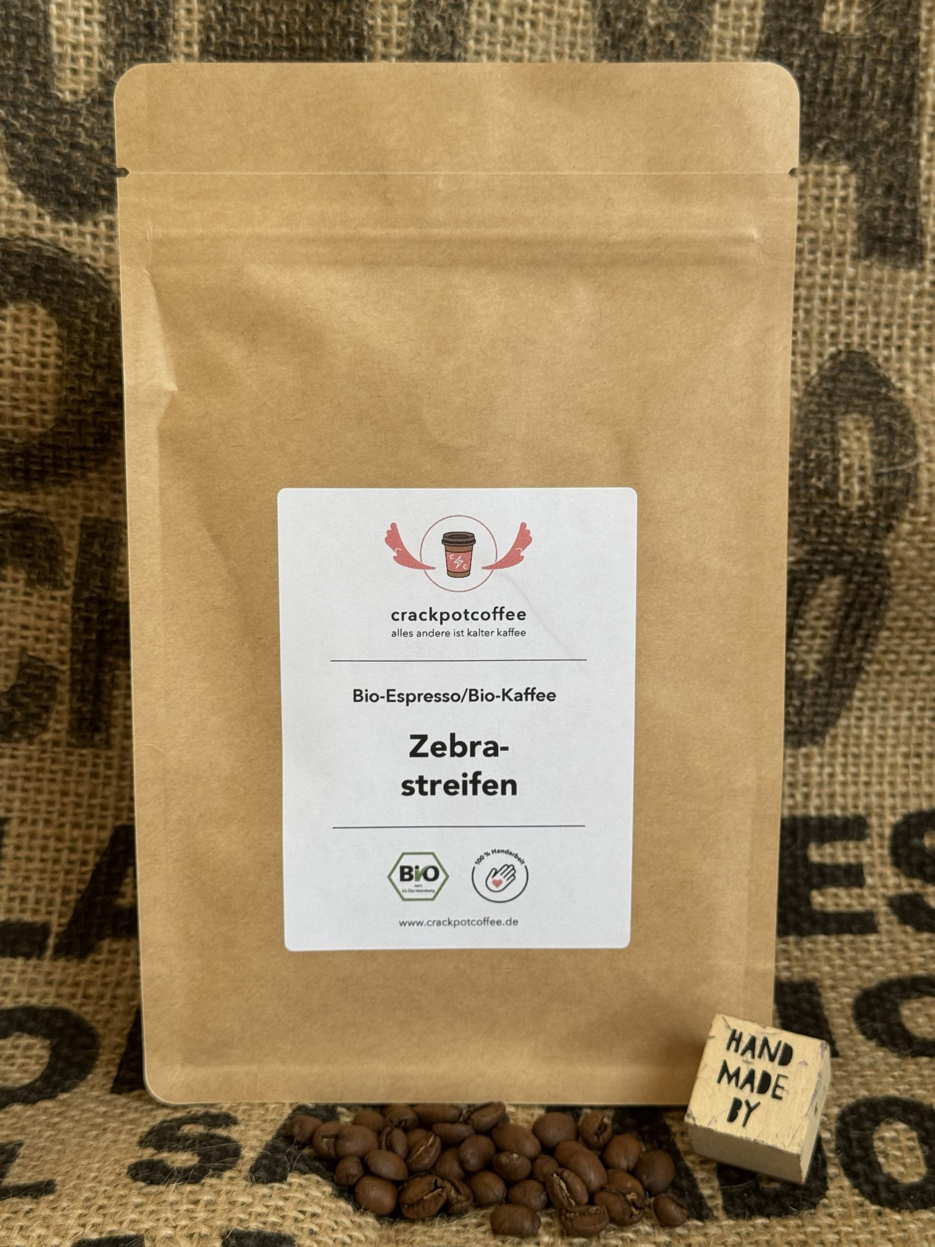 Zebrastreifen (Bio-Espresso/Bio-Kaffee)